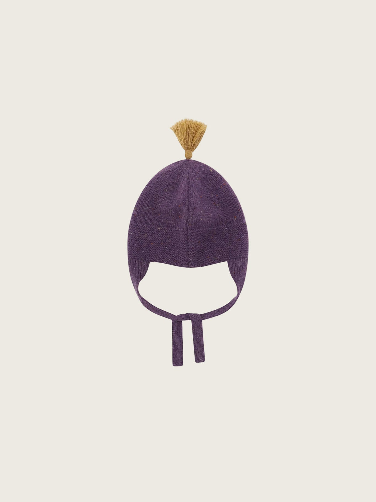 Fig contrast Tassel Hat