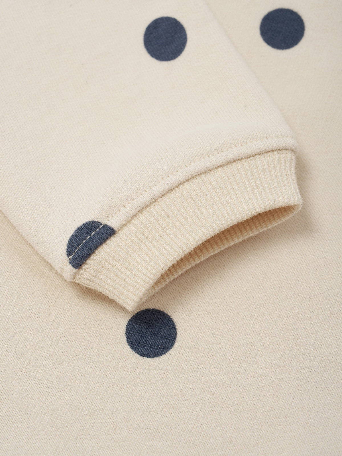 Fog Blue Dots Sweatshirt