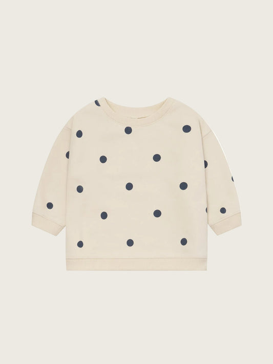 Fog Blue Dots Sweatshirt