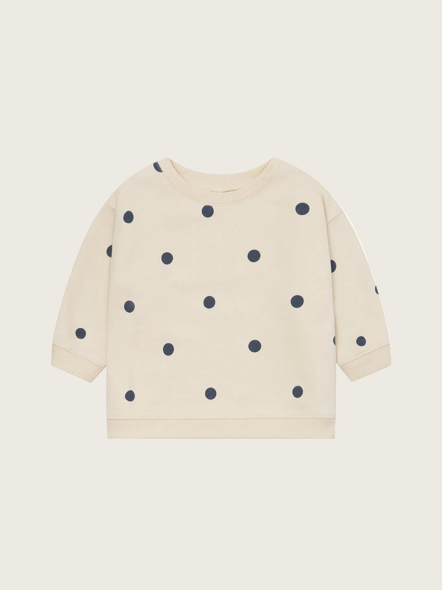 Fog Blue Dots Sweatshirt