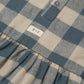 Fog Blue Gingham Field Dress