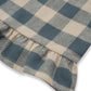 Fog Blue Gingham Frill Culottes