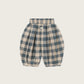 Fog Blue Gingham Lodge Pants