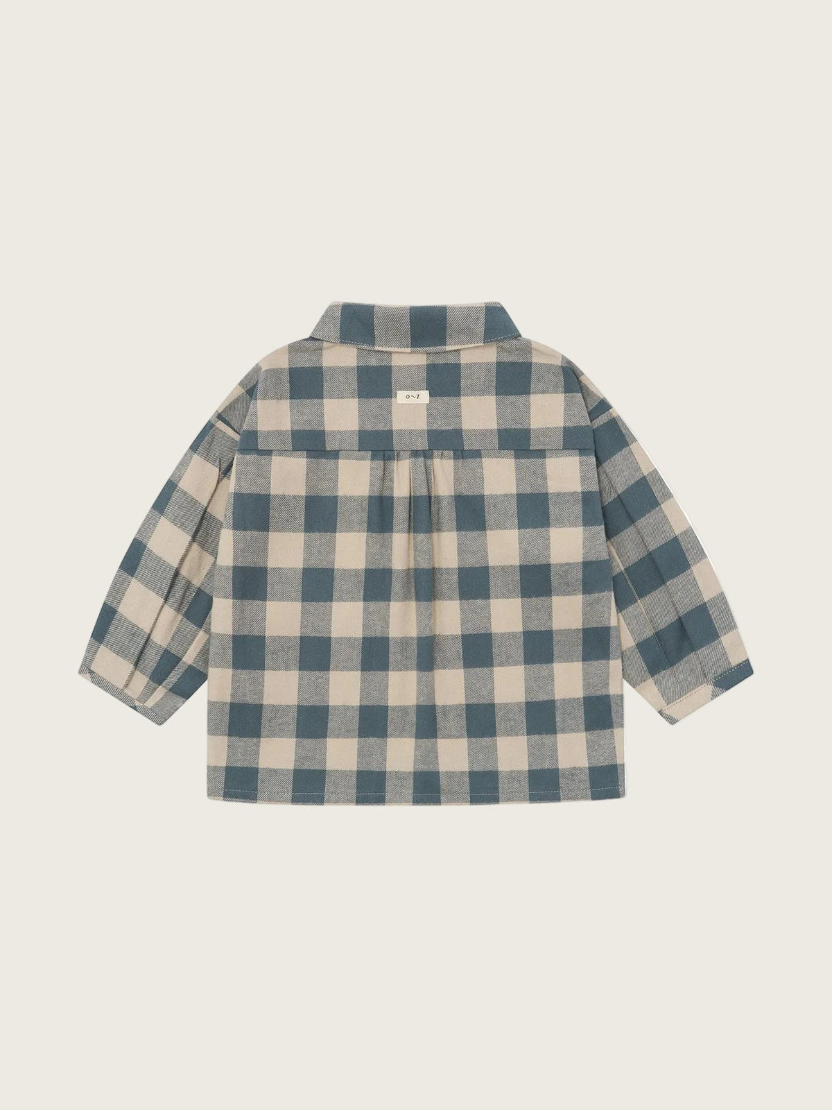 Fog Blue Gingham Lodge Shirt