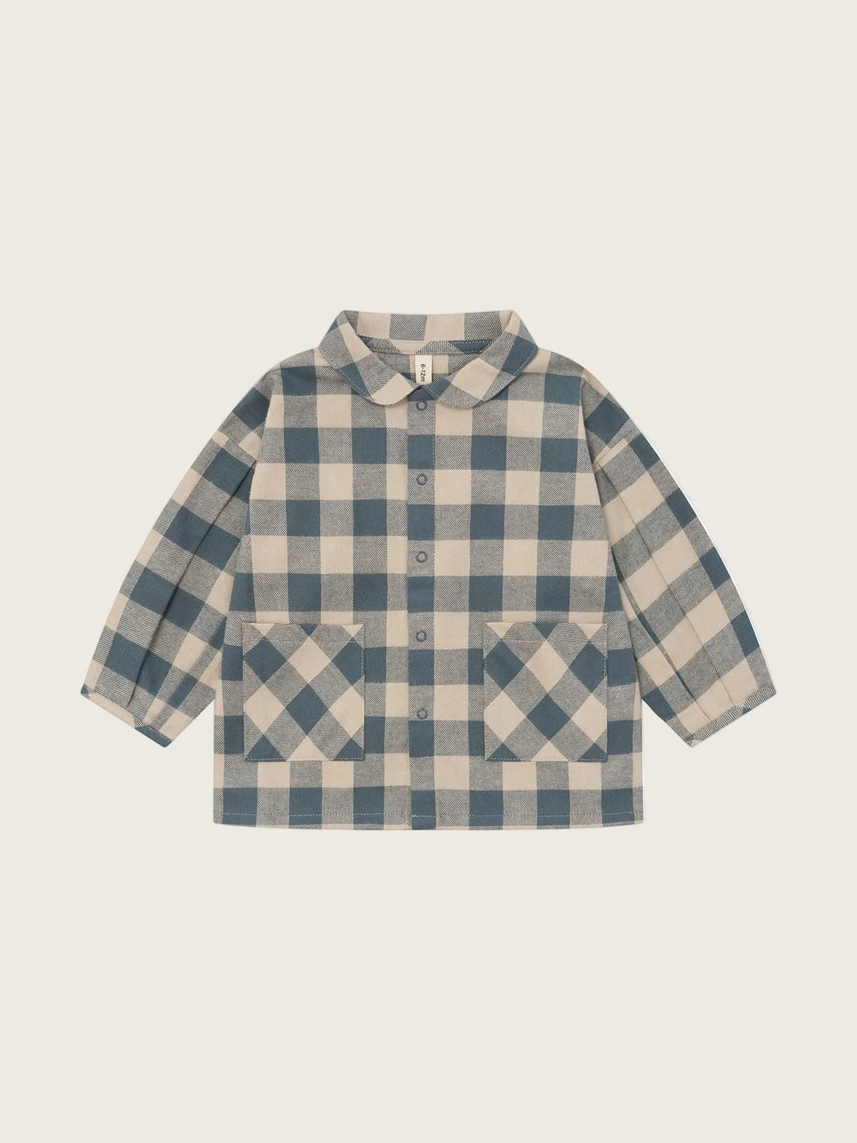 Fog Blue Gingham Lodge Shirt
