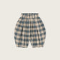Fog Blue Gingham Lodge Pants