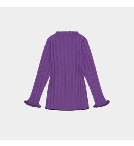 FUB High Neck Blouse, violet
