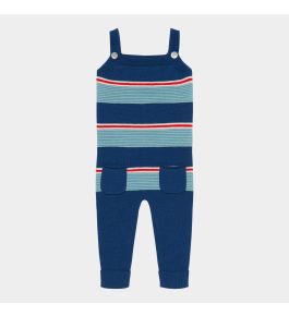 FUB Baby Ottoman Overalls, deep indigo/light teal