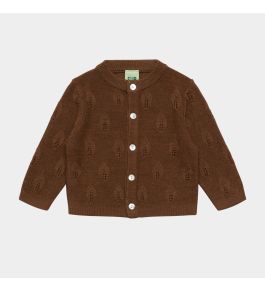 FUB Baby Leaf Cardigan, hazel melange