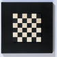 Naef Imago mosaic cubes in a black frame