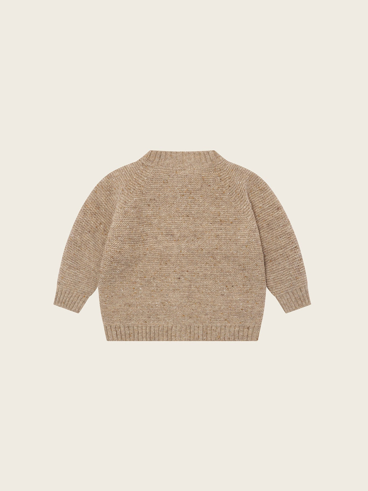 Oatmeal Wool Cardigan
