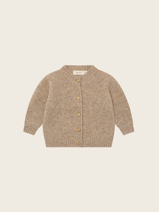 Oatmeal Wool Cardigan