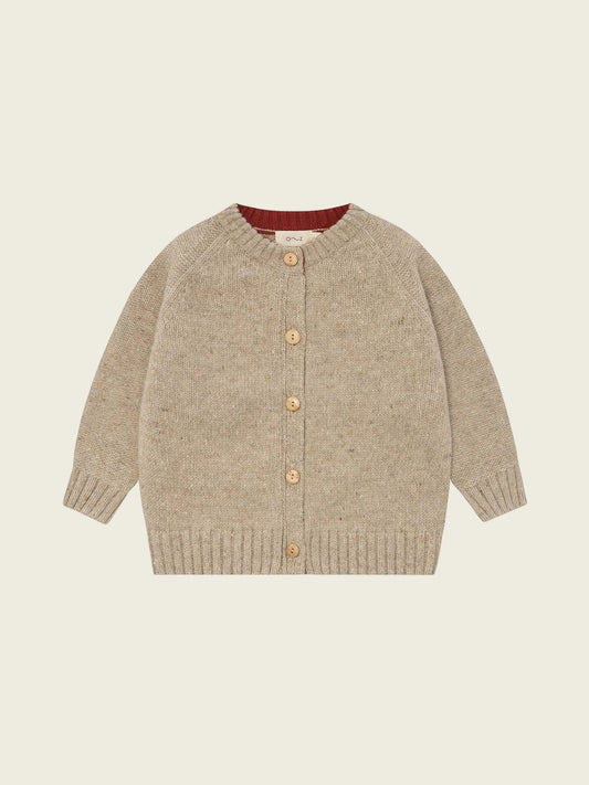 Oatmeal Wool Cardigan Toddler