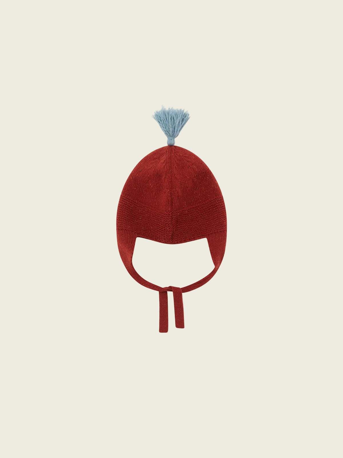 Paprika Winter Sky contrast Tassel Hat