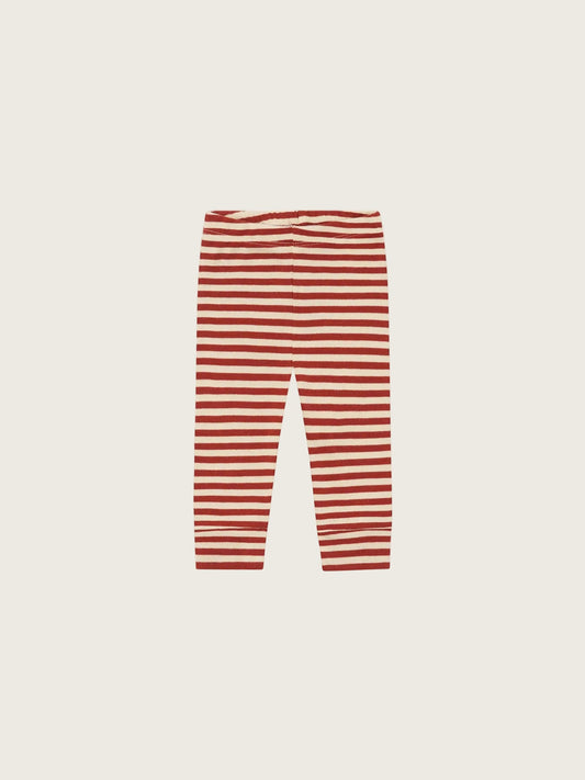 Paprika Stripes Cuffed Leggings