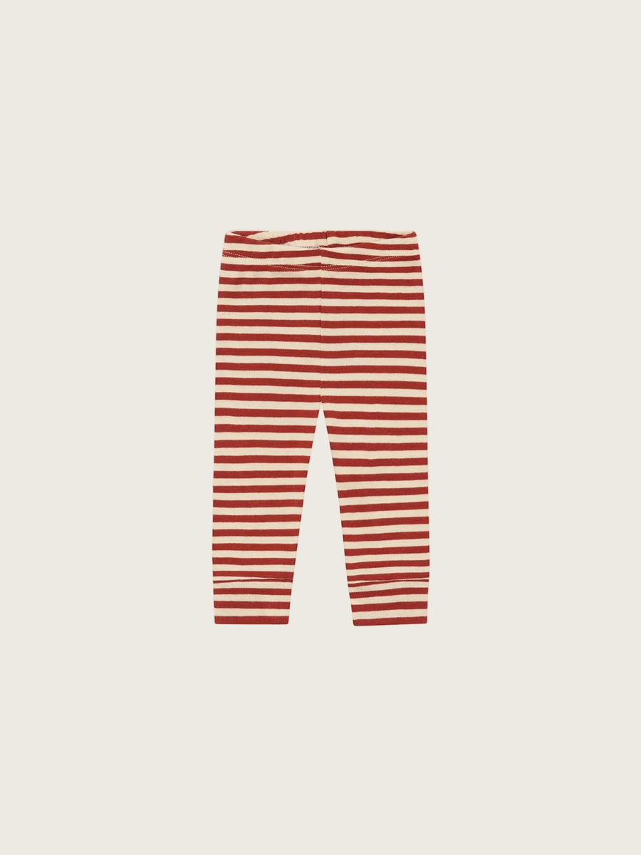 Paprika Stripes Cuffed Leggings