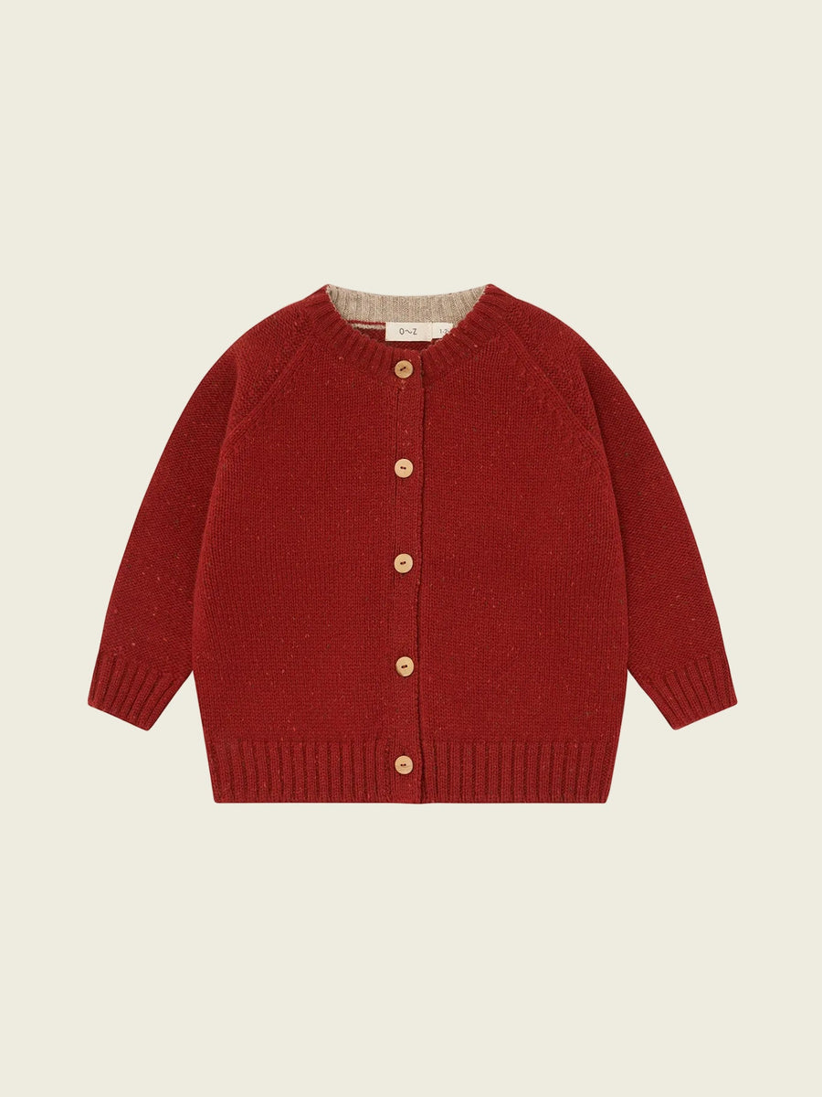 Paprika Wool Cardigan