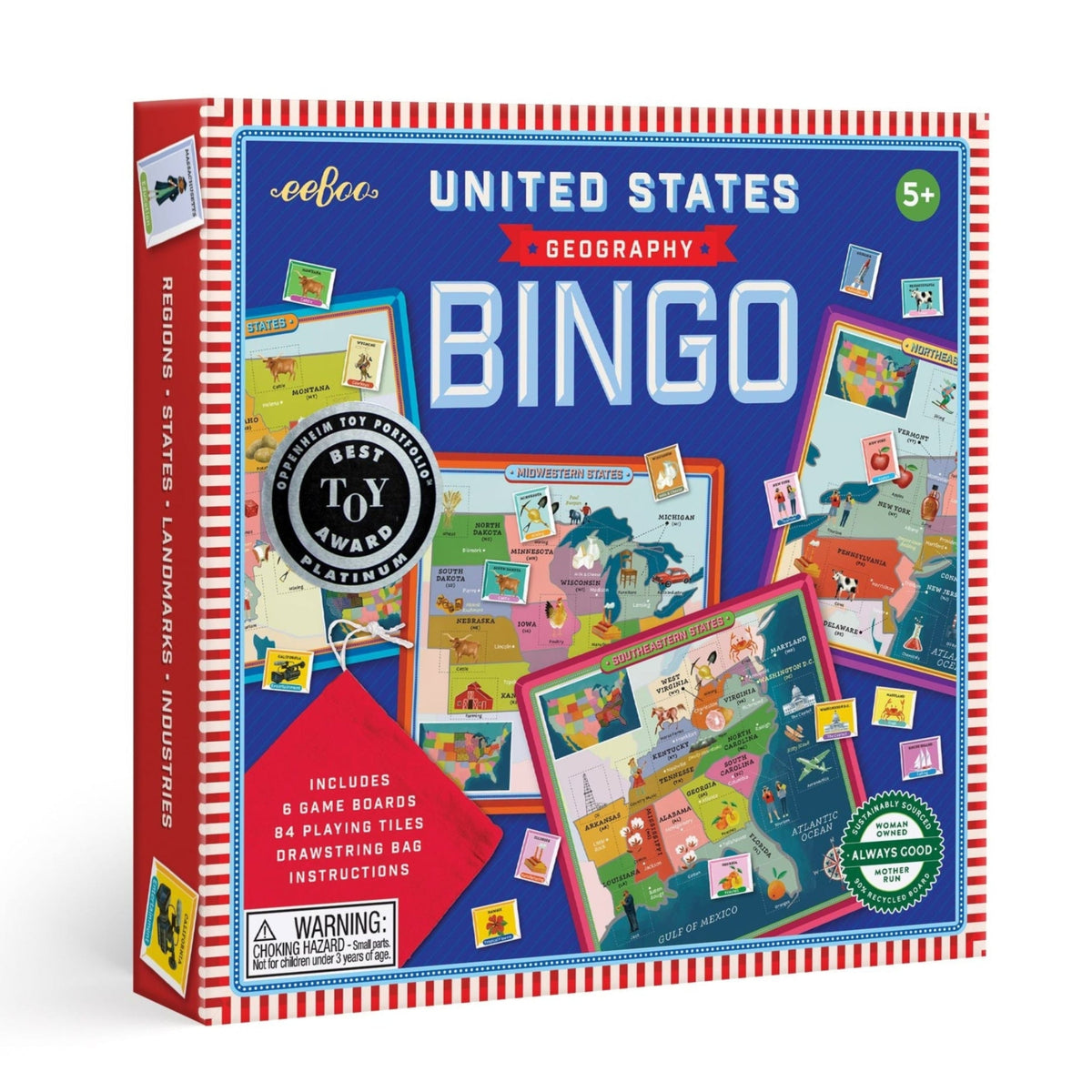 USA Geography Bingo