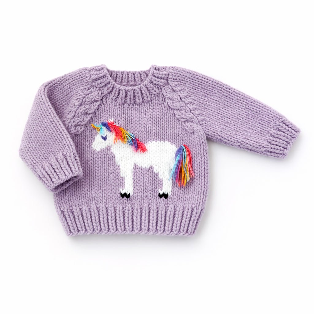 Unicorn Sweater for Baby & Toddler Girls