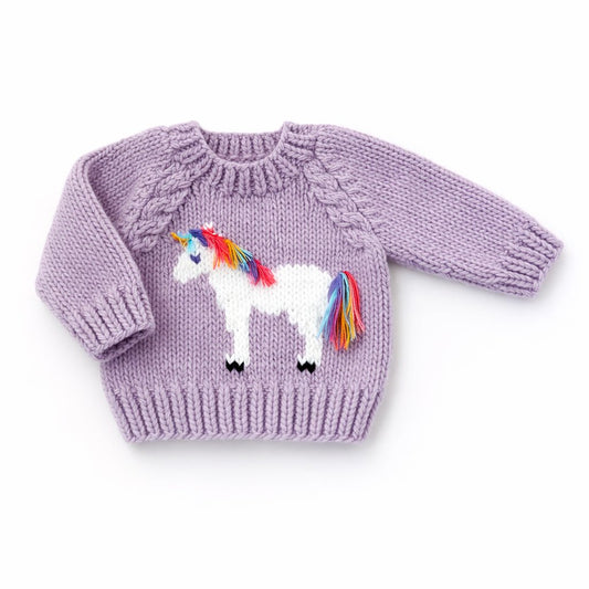 Unicorn Sweater for Baby & Toddler Girls