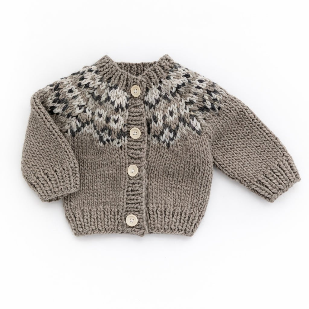 Fairisle Pebble Cardigan Sweater for Baby & Toddler
