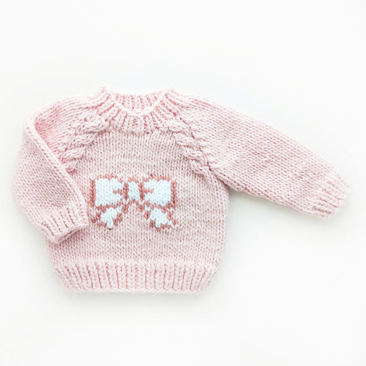 Bow Sweater for Baby & Toddler Girls