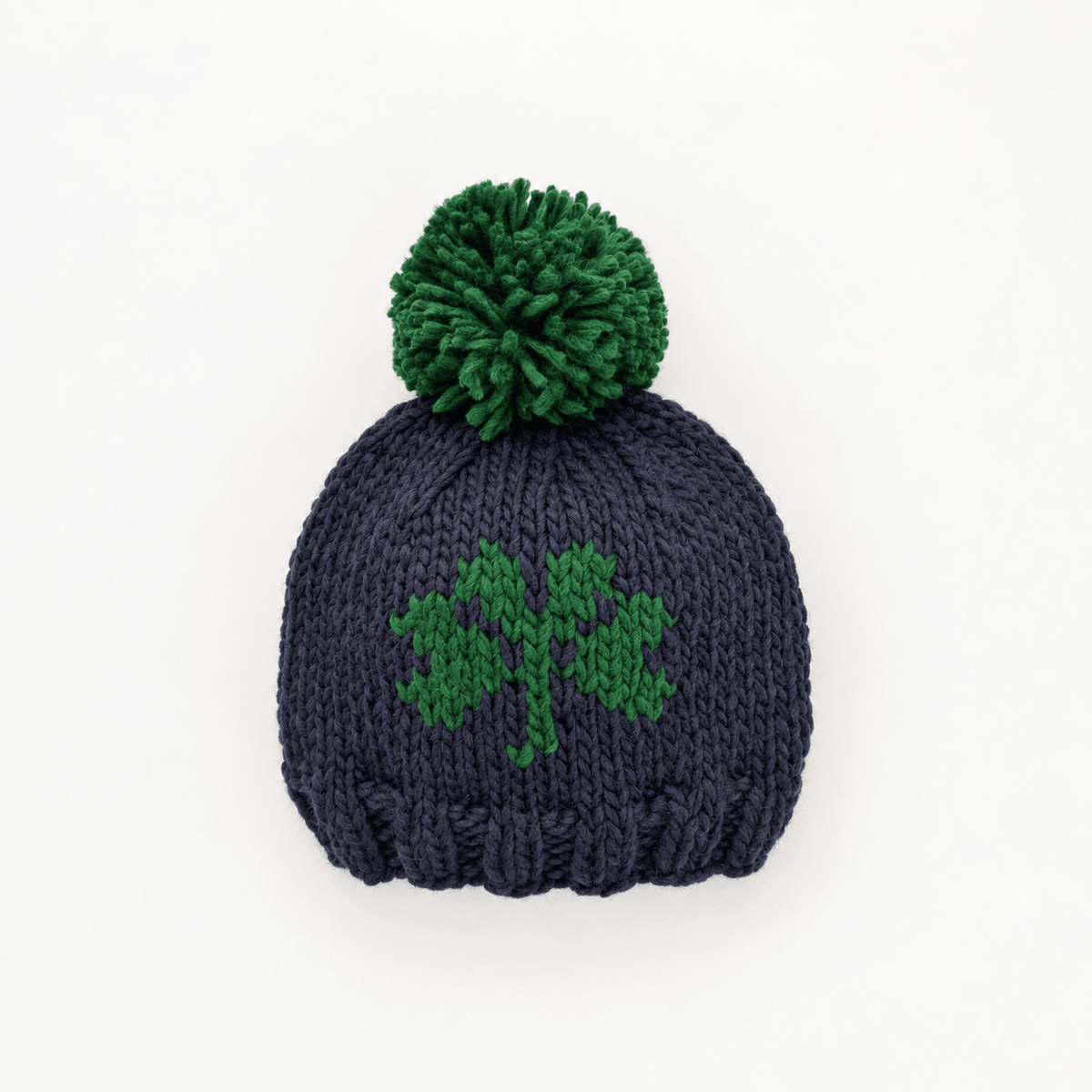 Indigo Shamrock Beanie for All Ages