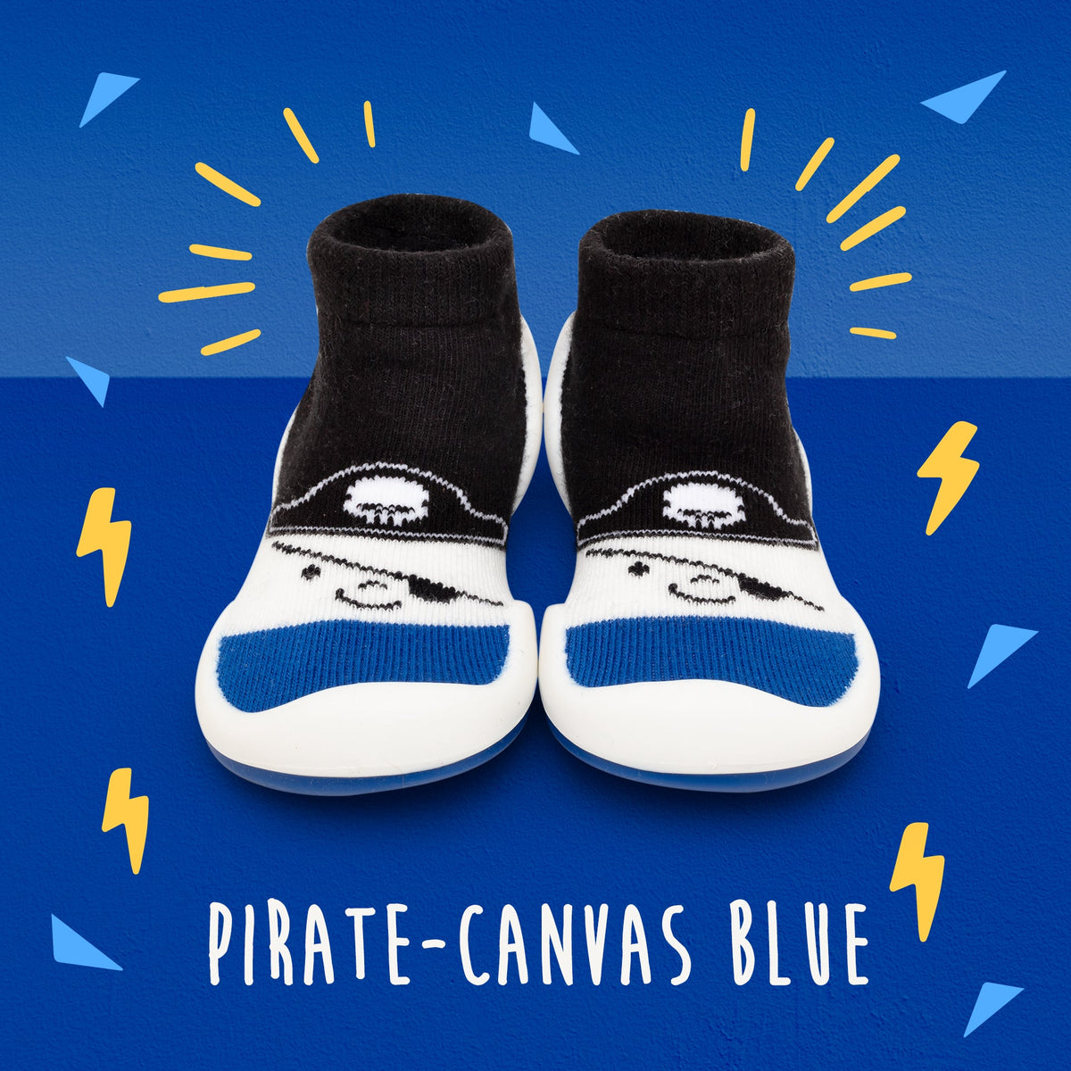 Pirate - Canvas Blue | Outdoor & Water Baby Shoes