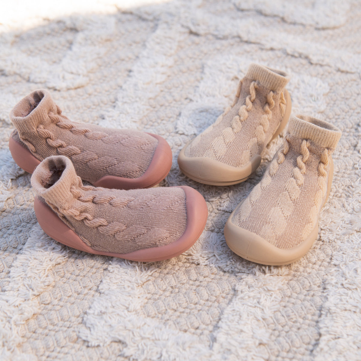 Cable | Baby Sock Shoes
