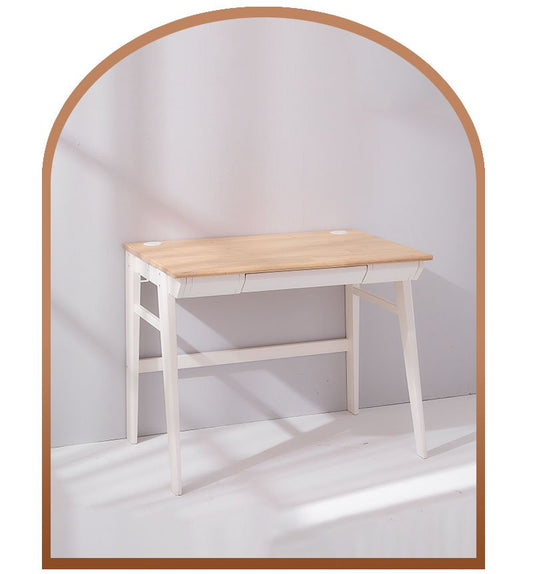 Calla Solid Wood Growth Desk with Storage Drawer