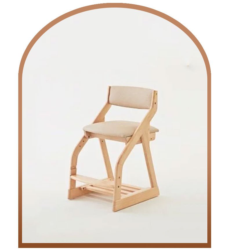Calla Adjustable Solid Wood Kids Study Chair