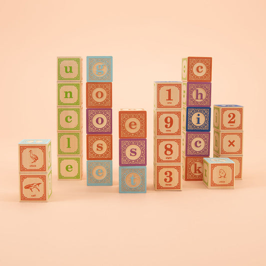 Uncle Goose Classic Lowercase ABC Blocks