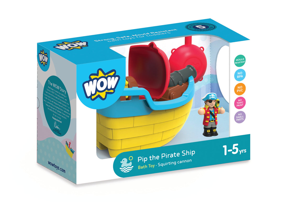 WOW Pip The Pirate Ship Bath Toy Ages 1+