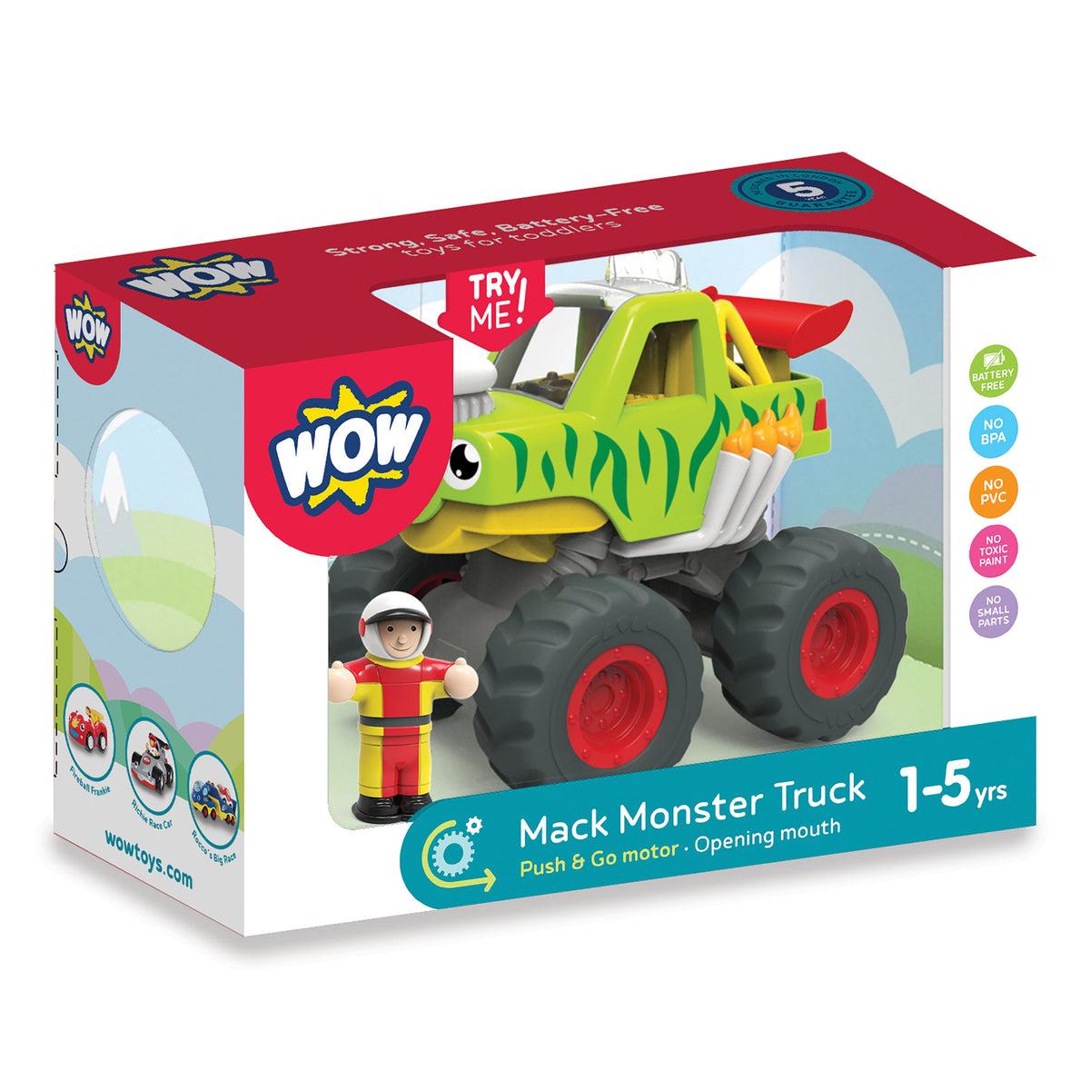 WOW Toys Mack Monster Truck for Ages 1+
