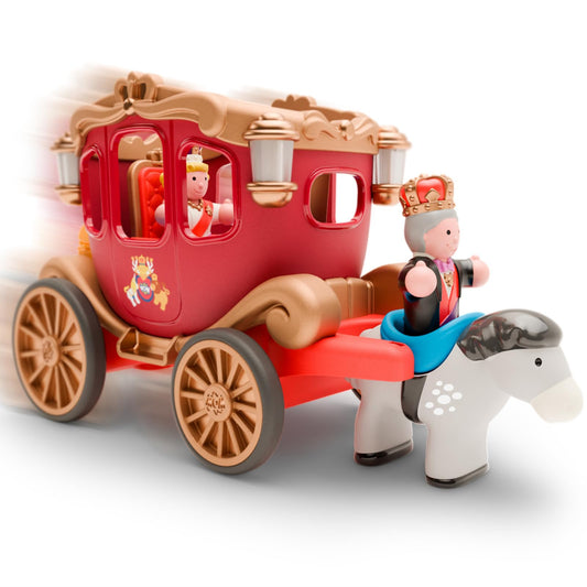 WOW Toys Gigi's Royal Carriage - Battery-Free Push-Along Toy, Ages 1-5