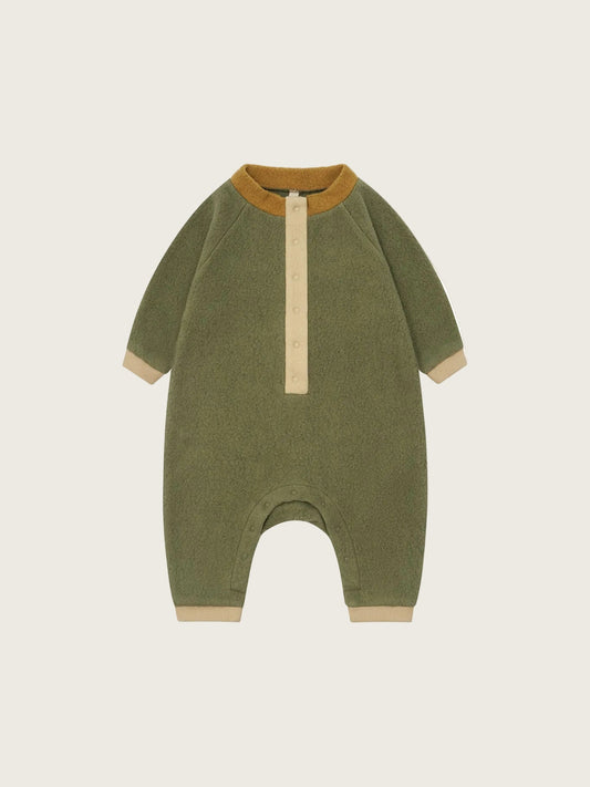 Pine Fleece High Neck Onesie