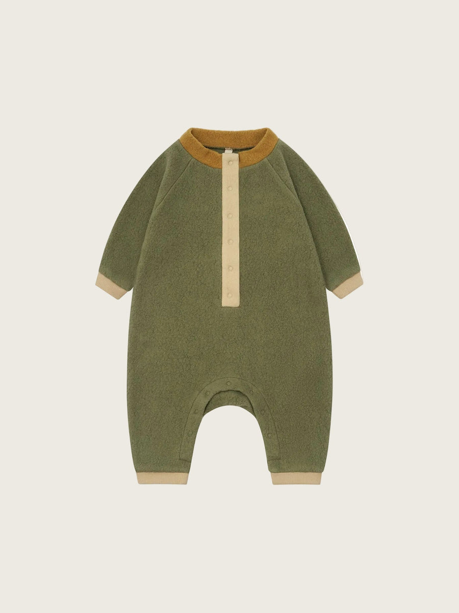 Pine Fleece High Neck Onesie