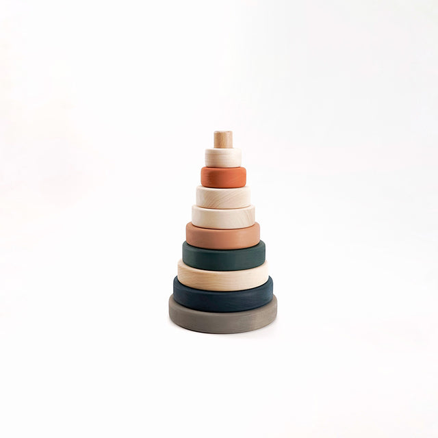 Wooden blocks set / Multi-coloured