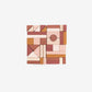 Wooden Castle Block set / Light Pink