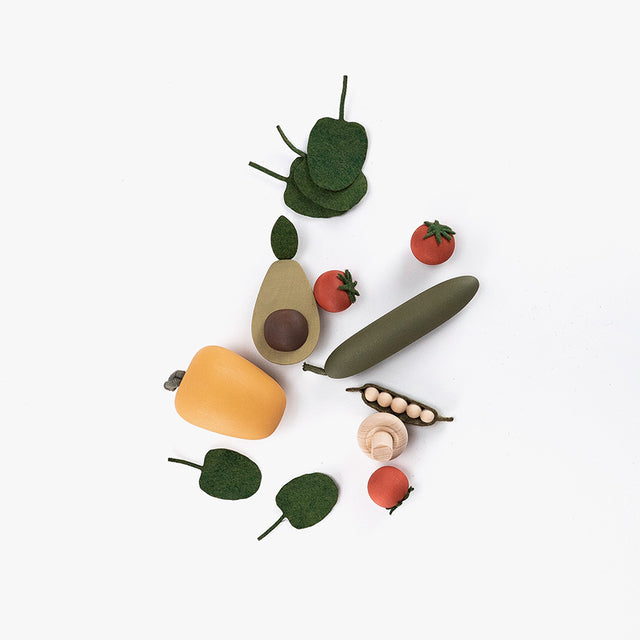 Wooden Play Food Set | Breakfast