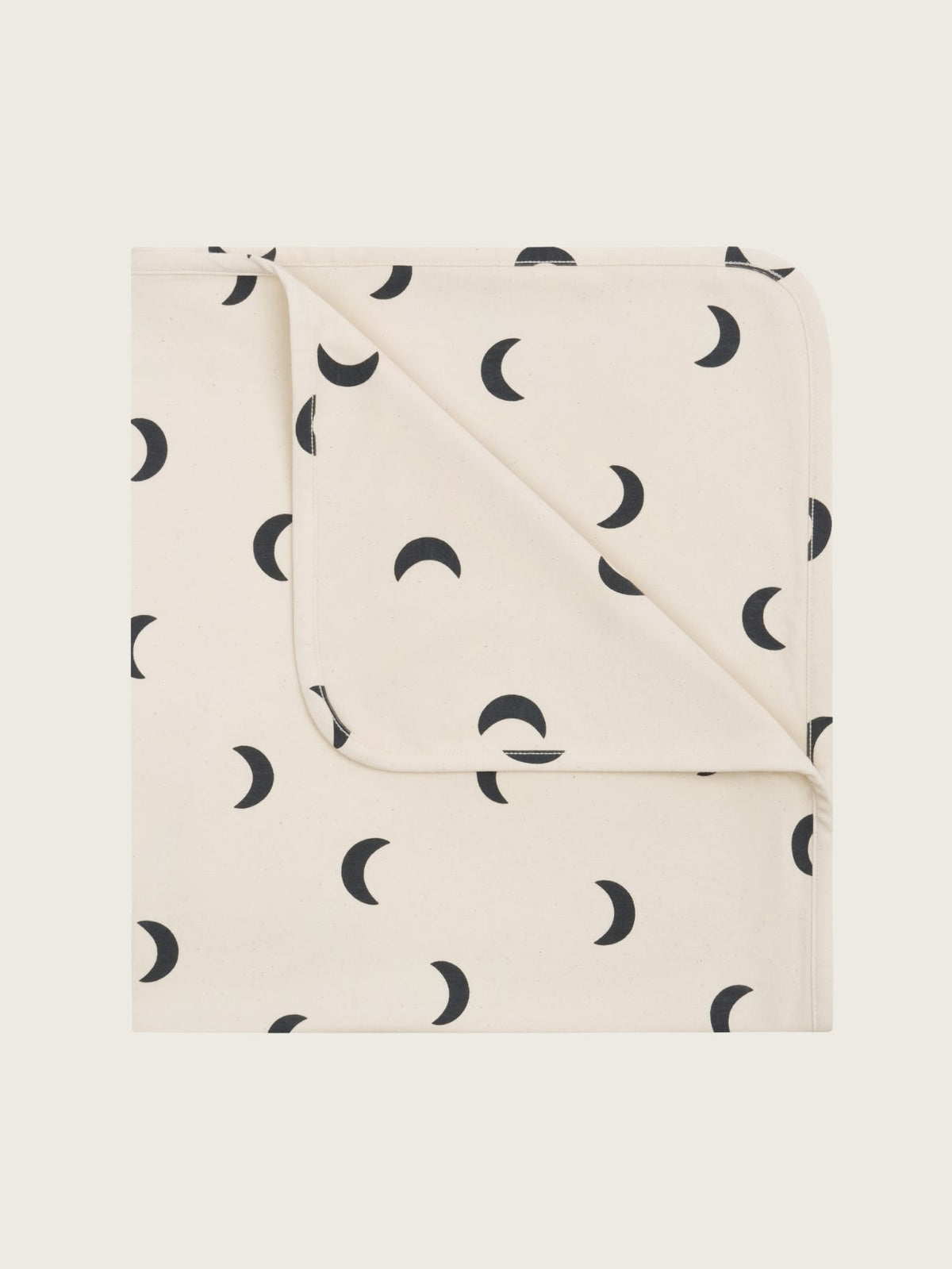 Undyed Midnight Reversible Blanket GOTS