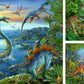 Dinosaur Fascination – 3 × 49 Pieces puzzle detail