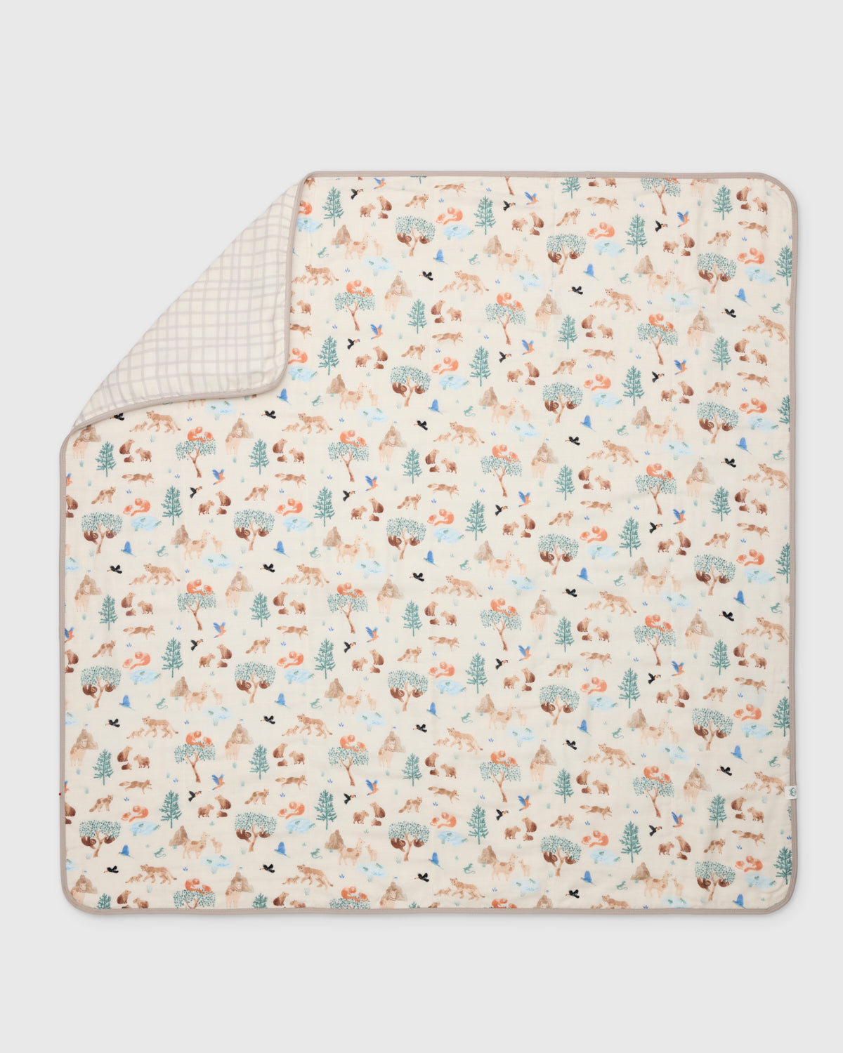 Loulou Lollipop Muslin Quilt - Llama Adventures