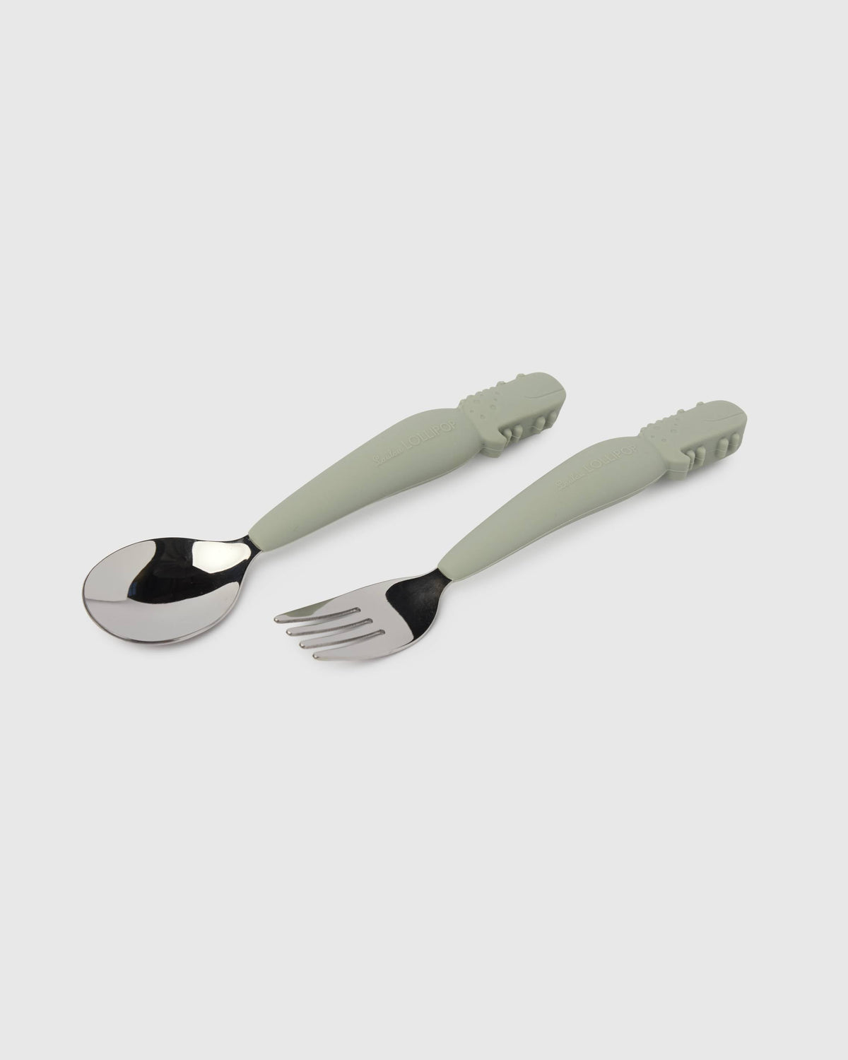 Loulou Lollipop Kids Utensil Set - Aly Alligator