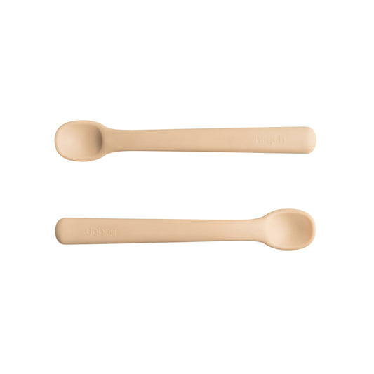 Hegen Silicone Infant Spoon - Taupe