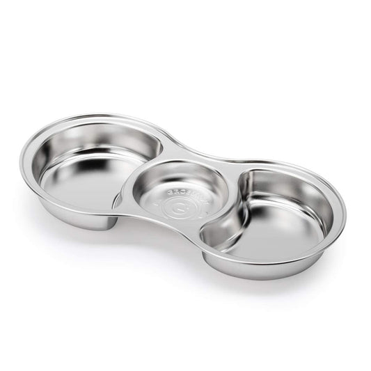 Grosmimi Stainless Steel Food Tray - 3 Compartments