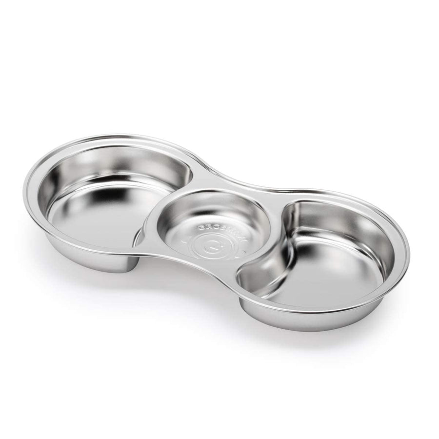 Grosmimi Stainless Steel Food Tray - 3 Compartments