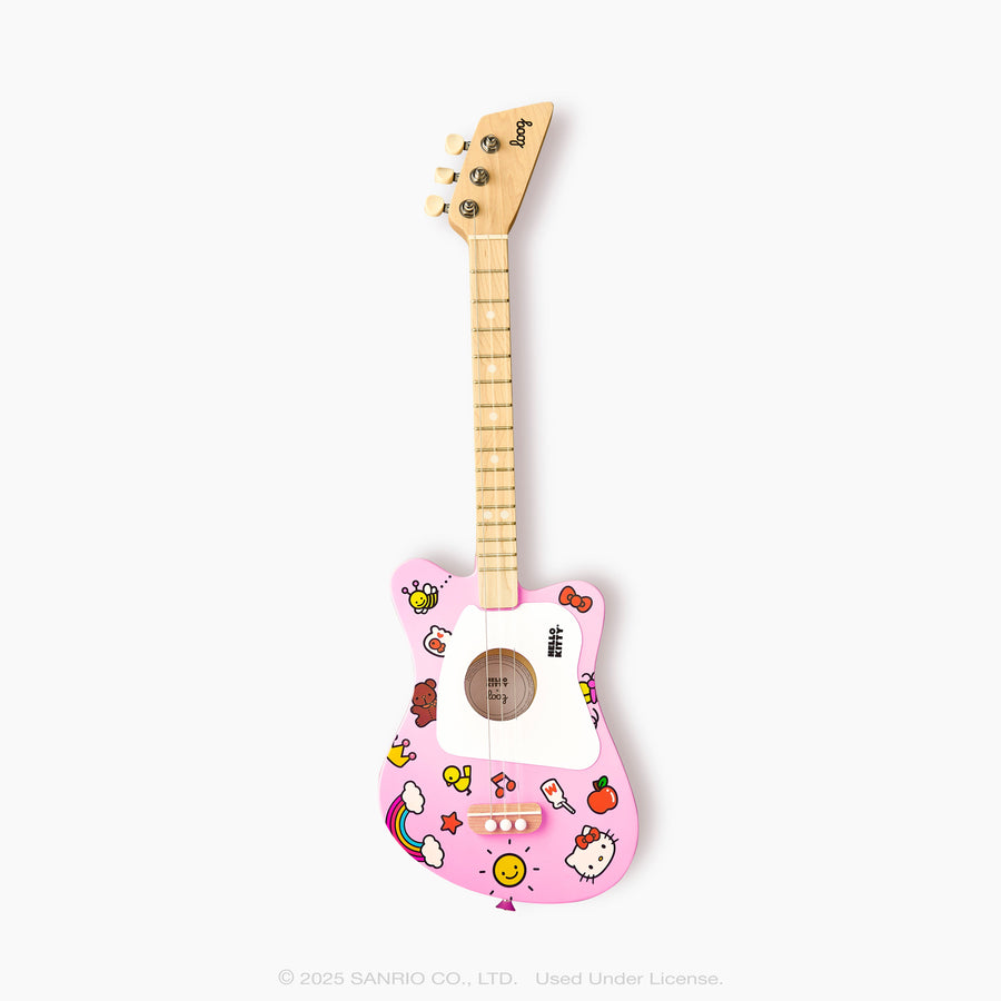 Loog × Hello Kitty Mini Acoustic Guitar
