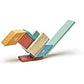Tegu Sunset blocks arranged into a small bird-like model with a long tail.