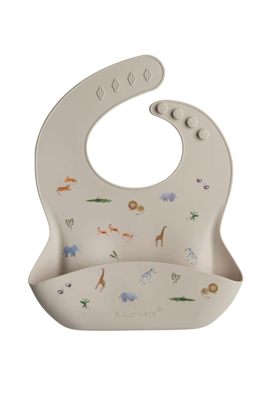 Silicone Bib Printed